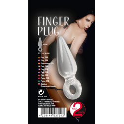 You2Toys Plug Finger Transparent 7 x 2.5 cm